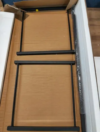 Cesto Ropa 2 Bolsas 92L Estantes VASAGLE BLH211B01