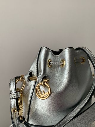 Borsa Fendi Roma Argento