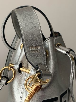 Borsa Fendi Roma Argento