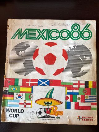 Album Mundial México 86 Panini completo.