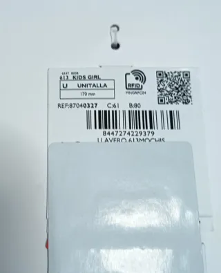 Llavero estrella purpurina