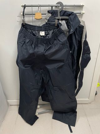 Chaqueta y pantalón impermeable moto talla XXL