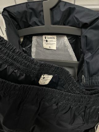 Chaqueta y pantalón impermeable moto talla XXL