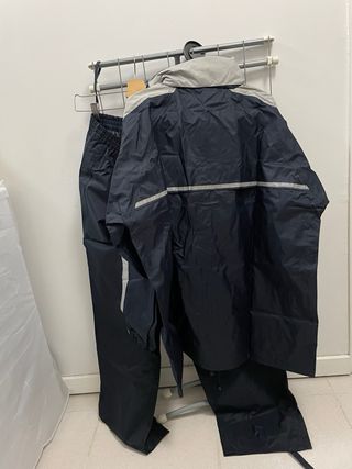 Chaqueta y pantalón impermeable moto talla XXL