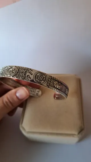 Brazalete Plata 999 Elefante Hindú