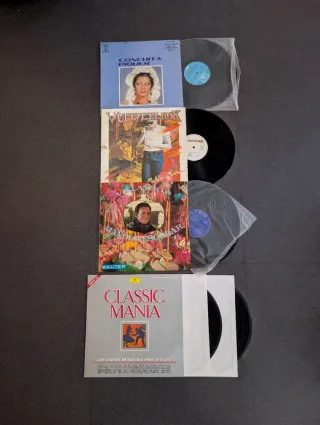 Lote Vinilos: Éxitos, Infantil, Domingo, Díaz
