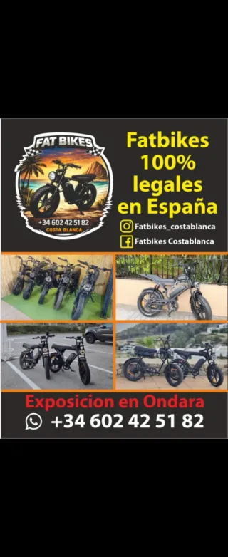 Fatbike 100% legal en España