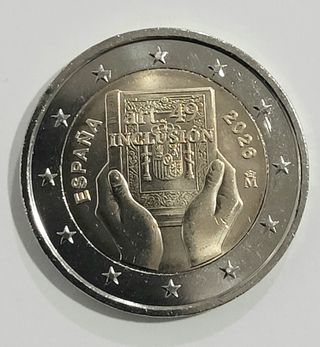 Moneda 2€ España Inclusión 2026