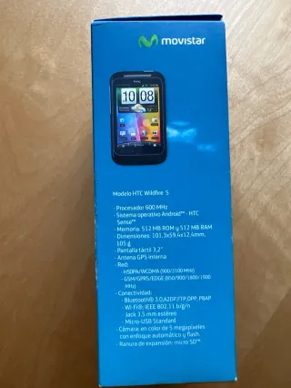 HTC Wildfire S Negro Libre