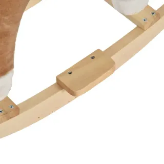 Caballo balancín marrón 65cm