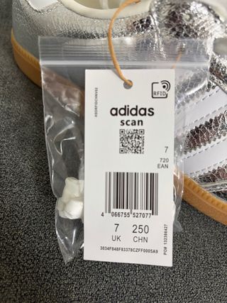 Adidas Samba OG Plata Metálico