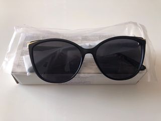 Gafas de sol mujer negras y doradas