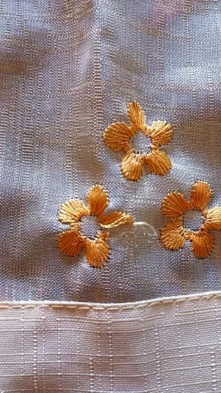 Set centrotavola ricamato