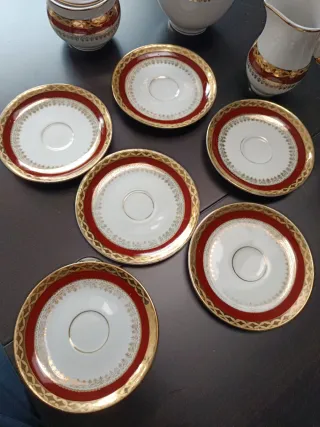 Juego de café Limoges porcelana.