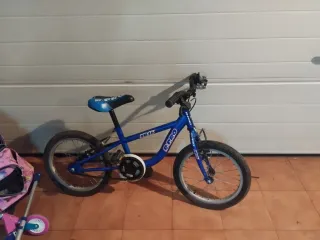 Bicicleta infantil B-PRO JR16 azul
