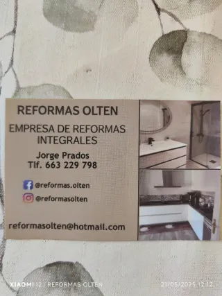 Reformas olten albañilería Móstoles