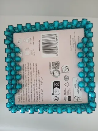 Portafazzoletti quadrato blu