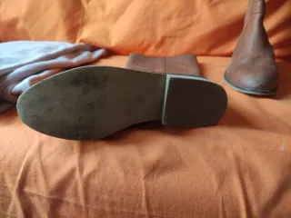 Botas de cuero marrones