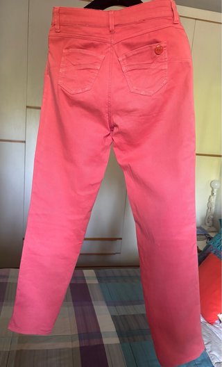 Pantaloni Luisa Spagnoli rosa salmone taglia 42