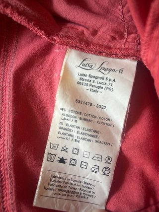 Pantaloni Luisa Spagnoli rosa salmone taglia 42