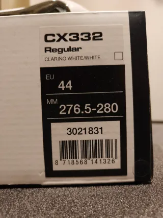 Lake cx332 microfibra clarino bianco 44 narrow