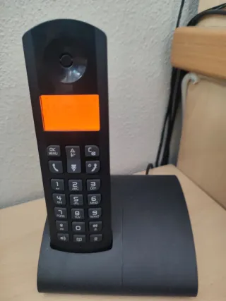 Teléfono Inalámbrico Negro