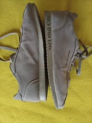 Sneakers scamosciate uomo grigie