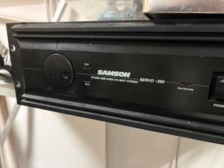 Amplificador Samson SERVO-550 Negro