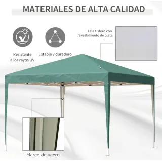 Cenador 3x3m Verde