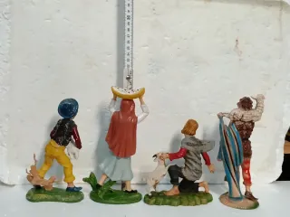 Pastori presepe in plastica