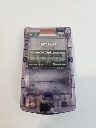 Nintendo Game Boy Color Viola Trasparente