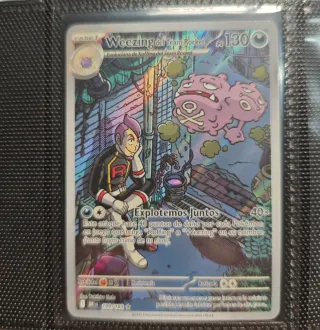 Carta Pokémon TCG Weezing del Team Rocket Full Art