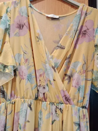 Abito lungo Lizalu giallo taglia L