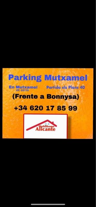 Mobilhome Alicante