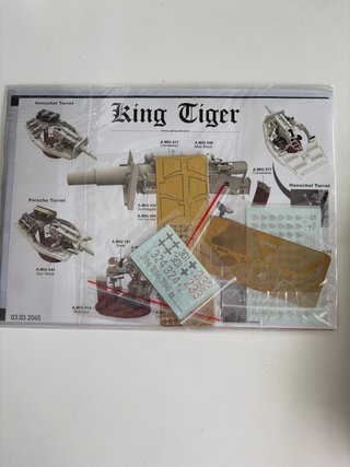 Maqueta 1/35 Takom 2046 King Tiger Porsche