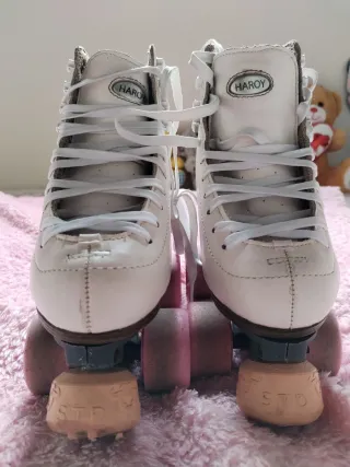 Patines Haroy Blancos Artísticos Quad