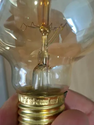 Lampadina a incandescenza Vetro Ambrato