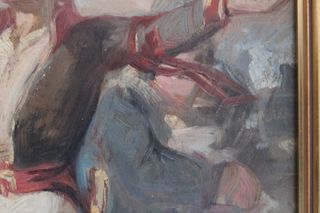 José Villegas - Óleo firmado - Roma, 1892