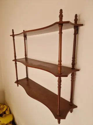 Estantería de madera de 3 baldas