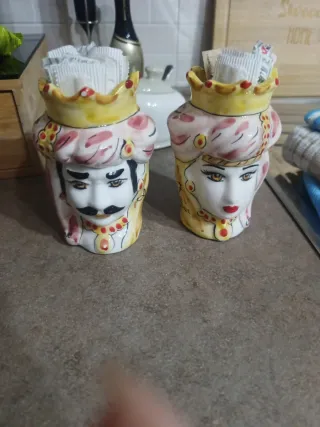 Teste di Moro Ceramica Decorate
