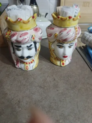 Teste di Moro Ceramica Decorate