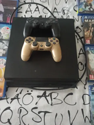 Mandos PS4 (PlayStation 4) FIFA Negro y Beige