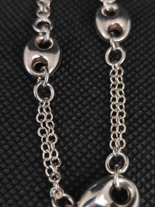 Pulsera plata 925 eslabon mixto 051-05-00601