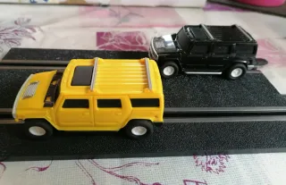 Pareja Coches Hummer 1/64 Slot Scalextric
