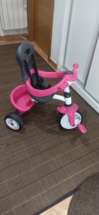 Triciclo Smoby Baby Balade Evolutivo Rosa