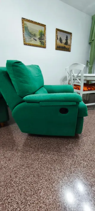 Sofá 3 plazas y sillón relax