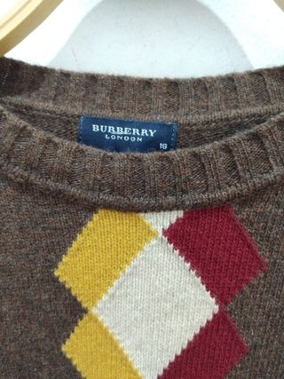 Jersey Burberry London Marrón Rombo Multicolor