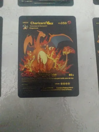 Cartas Pokémon Charizard, Pikachu, Gengar