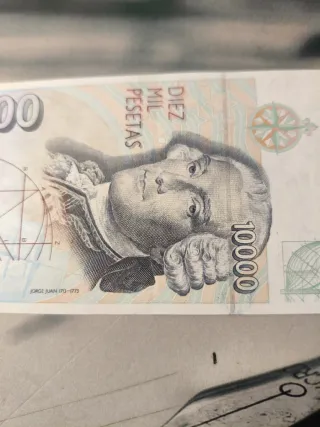 Billete 10.000 pesetas España 1992