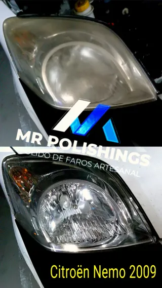 Pulir faros en Coruña Restauración